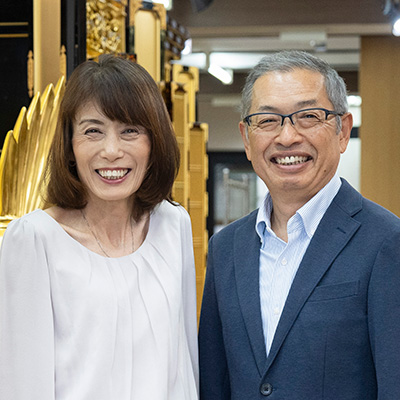 第23回:稲葉洋一さん 冬美さん(名古屋市・株式会社ぶつだん稲葉代表取締役夫妻)